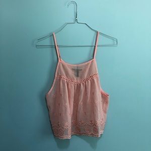 Lace tank top